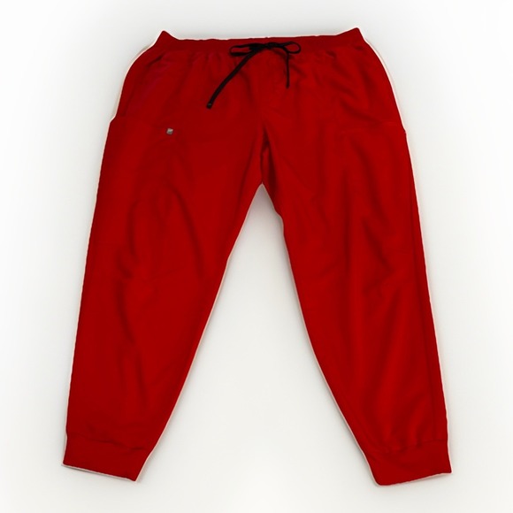 Fabletics Pants - Fabletics Women's Medical Scrub Pants Joggers Size 3X Red Drawstring Waist